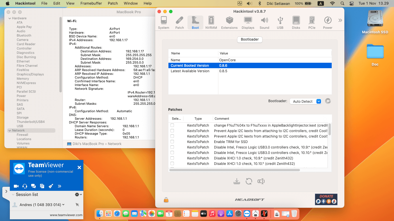 Lenovo IdeaPad Slim 3 15IML05 2nd [CometLake   Intel UHD 10Th Gen + I2C]   OpenCore 9